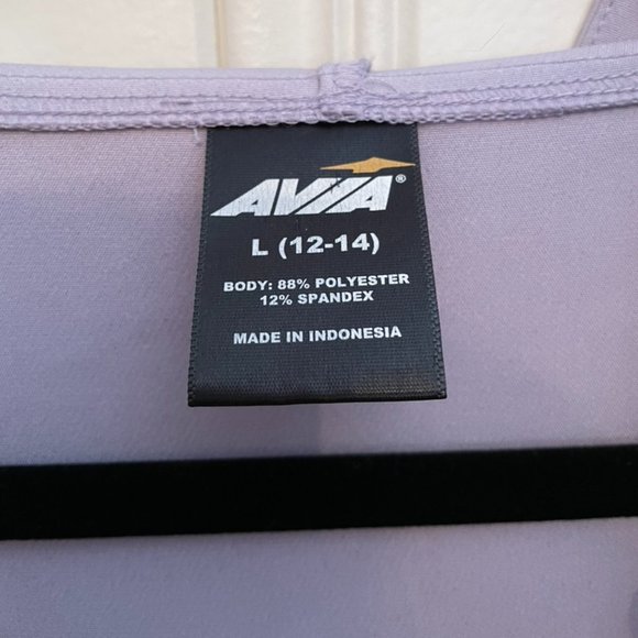 💚 NWOT Avia Hoodie Half Zip Purple Gray White Lar - Picture 5 of 5